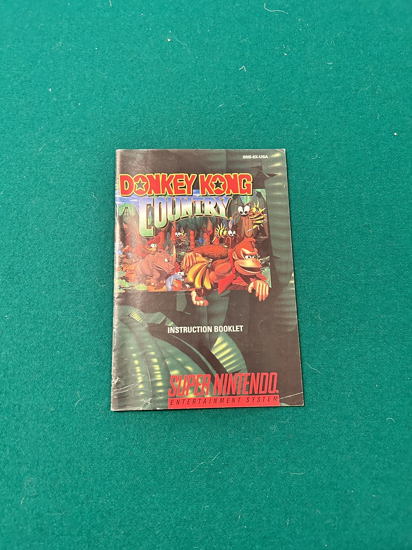 Donkey Kong Country Manual