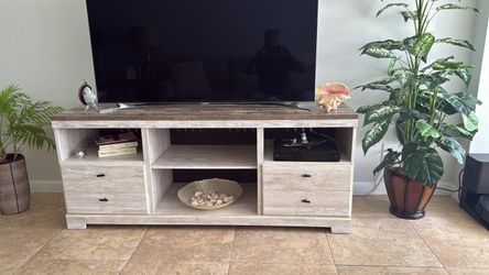 Ashley Willowton Two-Tone TV Stand