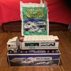 1997 Hess Toy Truck and Racers