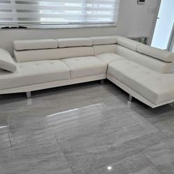 White Sectional Couch