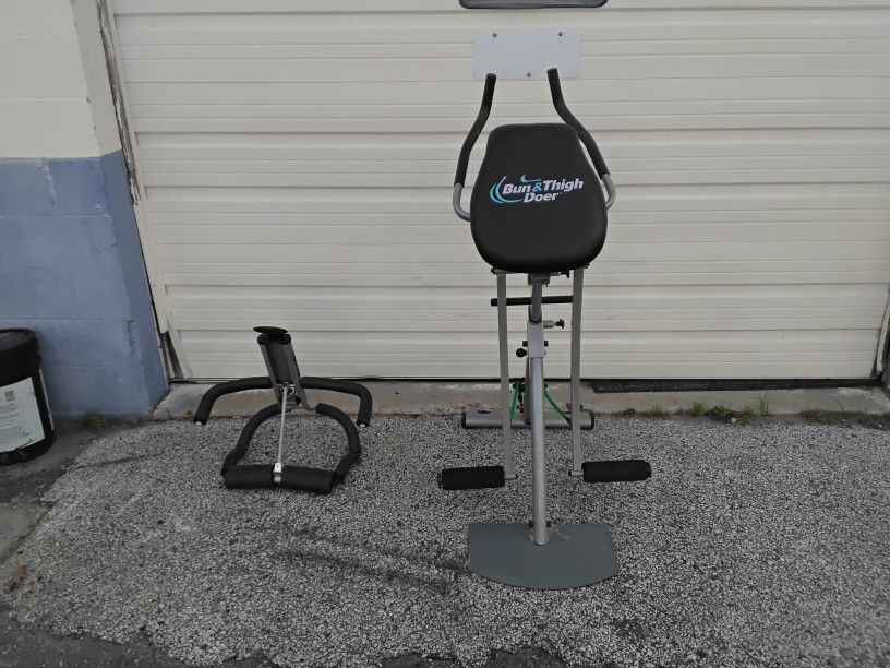 2- Nice Exercise Equipment Machines folds up folds up for easy storage, Very Clean Like New.