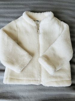 Sherpa old navy baby zip up jacket 12-18 months