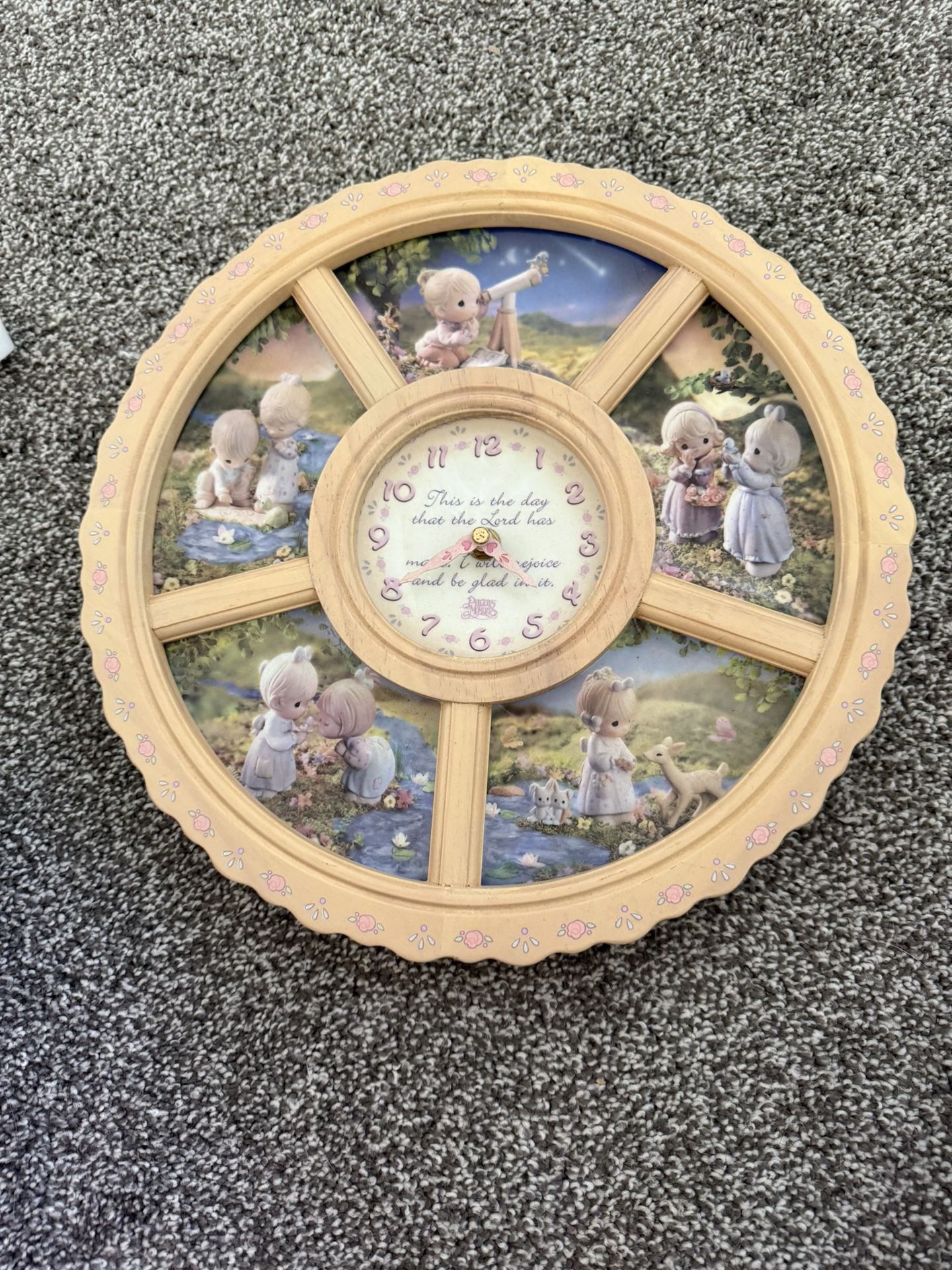 Precious Moments Clock