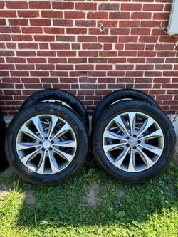 Mercedes wheels set of 4 with tires