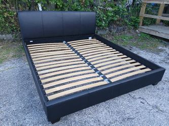 Large Black Bed Frame