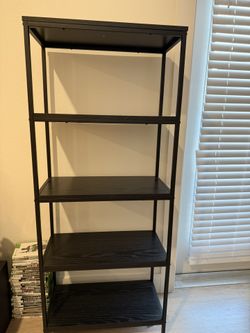 Black 5 Tier Shelf