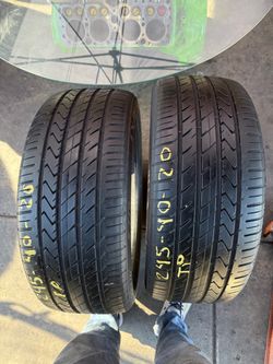 20” tires lexani 245/40/20 with free installation $120 both