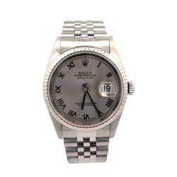 Rolex 16234 Datejust 36mm Roman Dial With Jubilee Bracelet, Watch & Box Only 
