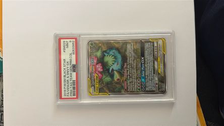 PSA 9 Venusaur & Snivy GX SM229 Full Art