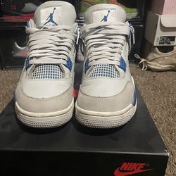 Jordan 4 Military blue