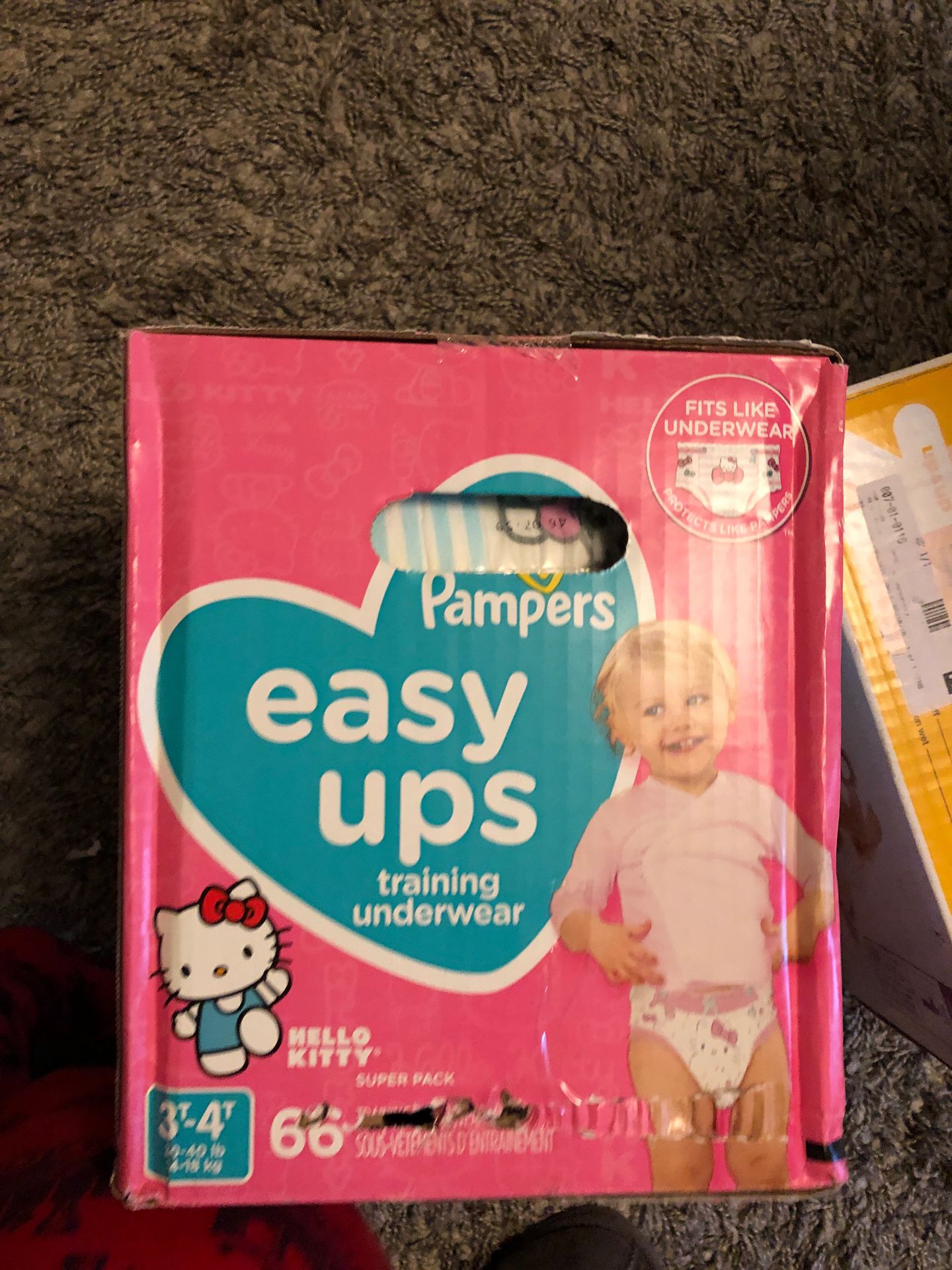 Pampers diapers training underwear size 3t-4t