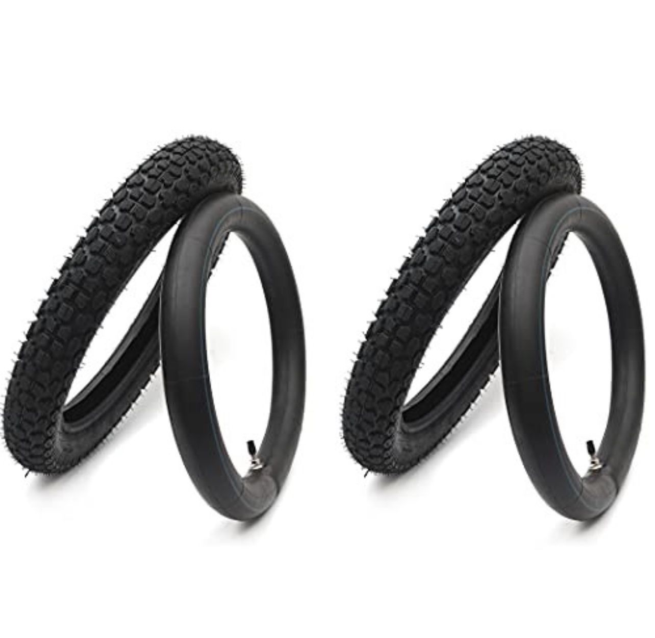 (2-Pack) 2.5/2.75-14” Replacement Dirt Bike Inner Tubes - 60/100-14” Tire Tubes for 50cc to 160cc Di