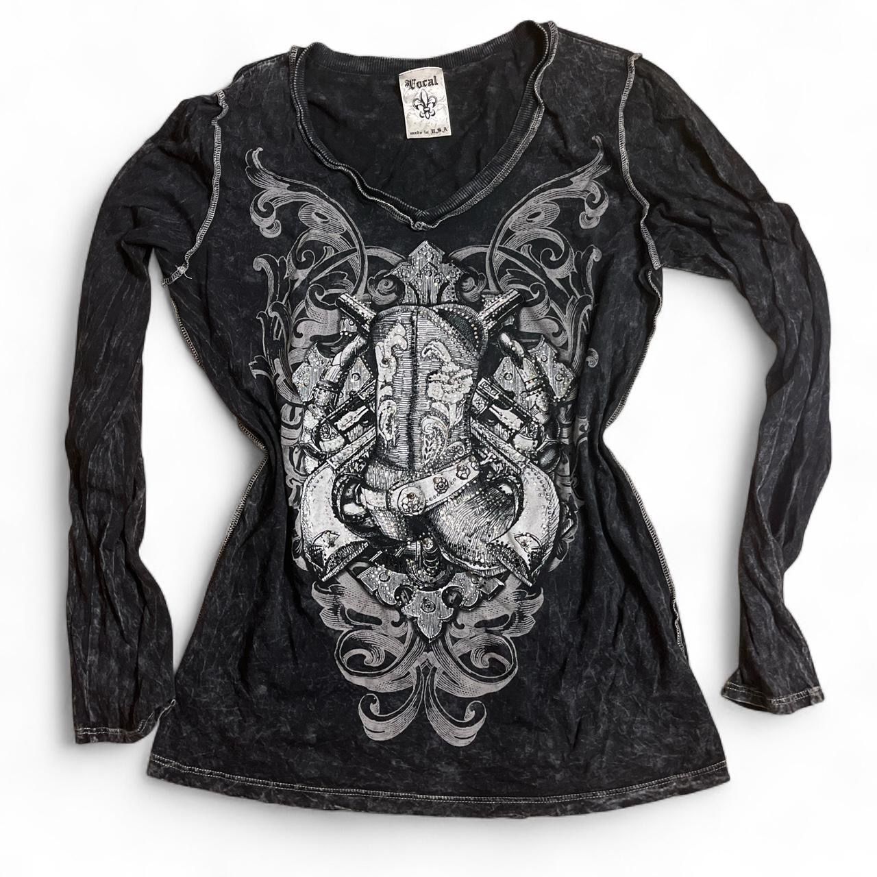 Grunge Shirt With Boot