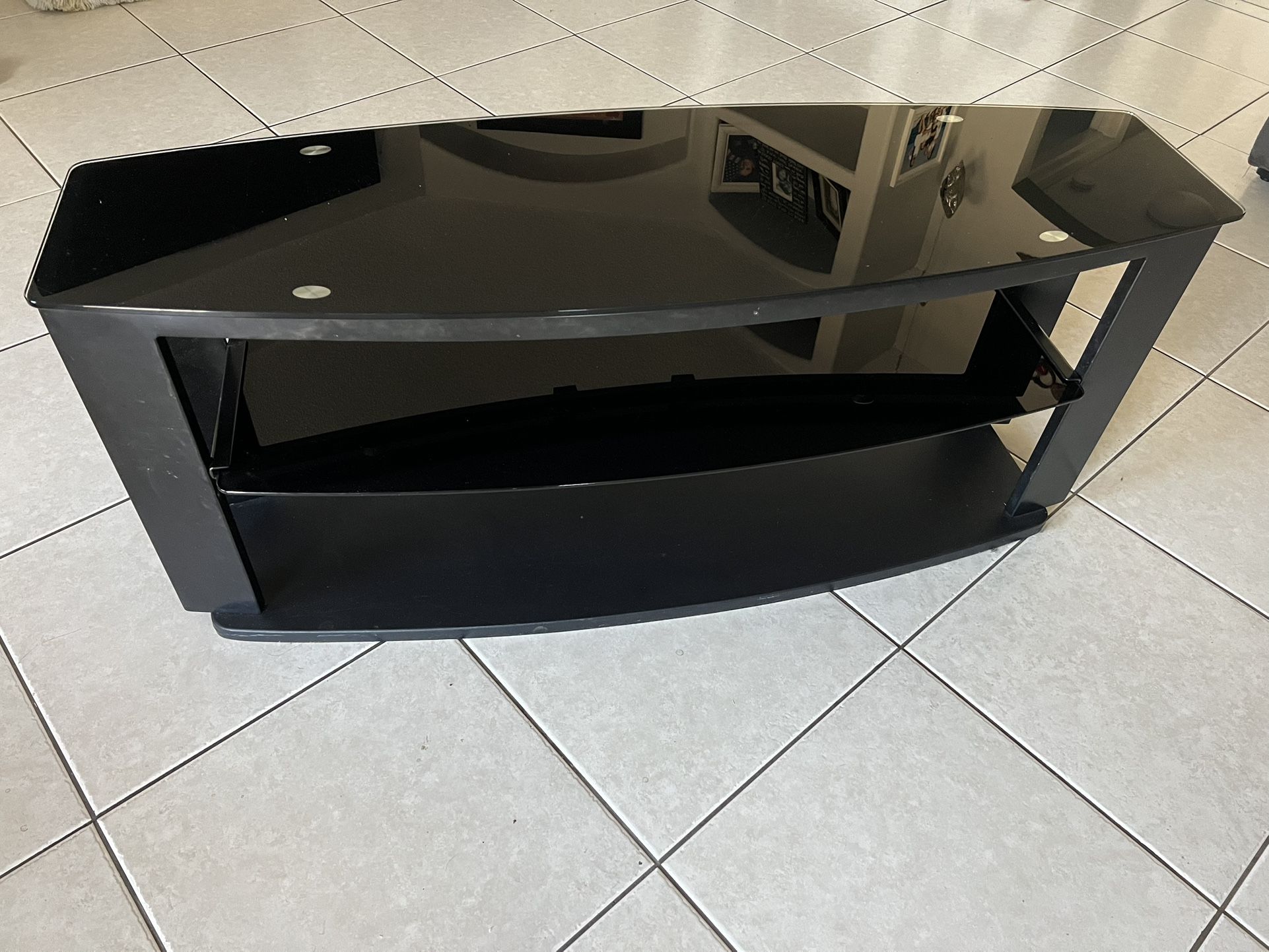 TV Stand Metal and Glass
