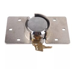 Heavy Duty Van Garage Shed Door Lock Security Padlock & Hasp Set W/ Bolts