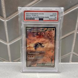 Pokemon Scarlet & Violet Base Great Tusk ex 246 PSA 10!