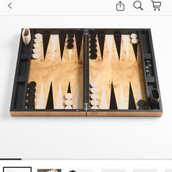Crate and Barrel Backgammon Set