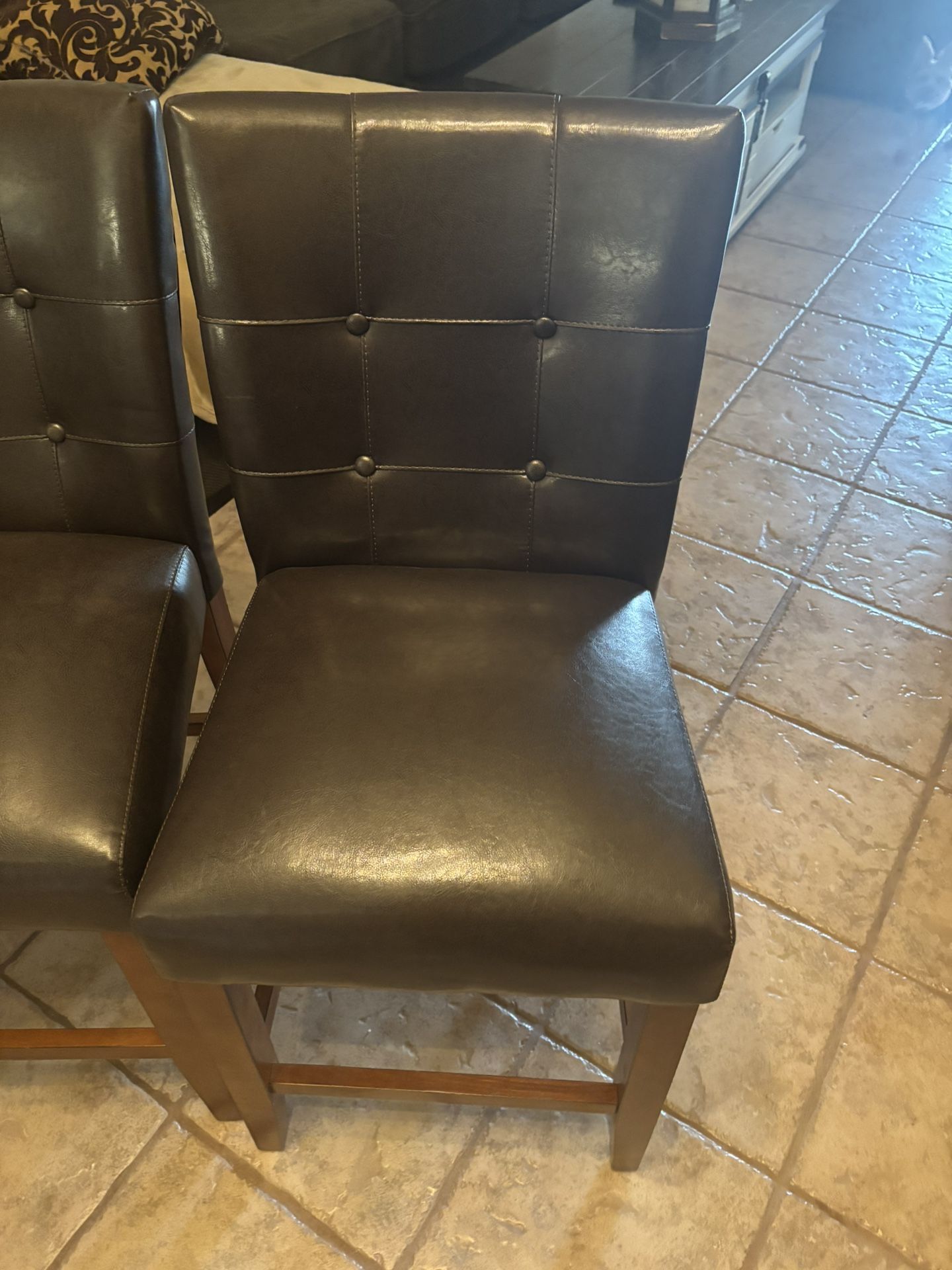 3 Beautiful  Bar Stools/high Chairs