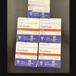 Freestyle Lite Tester Strips Each 50 Count Box