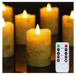 6 Pack Flameless Candles