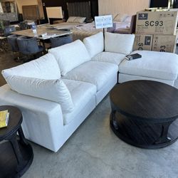 Cloud Sofa Modular Couch Sectional Chaise With Ottoman