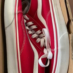 Red And White Vans
