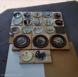 Vintage Norman Rockwell Plates, EXCELLENT CONDITION 19 plates available (1(contact info removed)) full details in description sold as a set