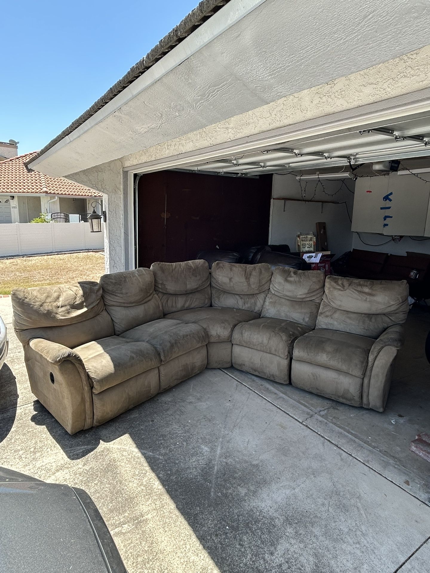 L-Shaped Reclining Sectional