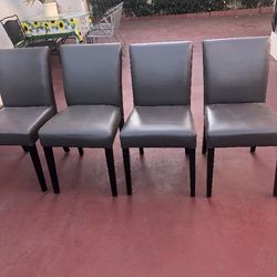Leather Dinner Table Chairs