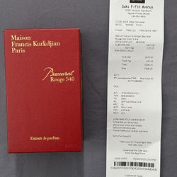 BACCARAT ROGUE 540 (SEND OFFERS)