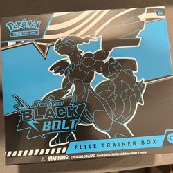 Pokemon TCG Black Bolt ETB sealed 