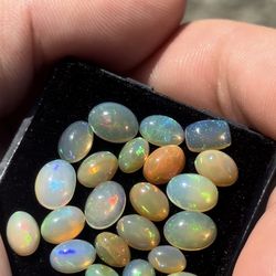 [Intense yellow  fire] Ethiopian Opal Parcel 