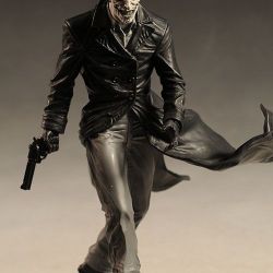 Dc Batman Black And White The Joker Statue 