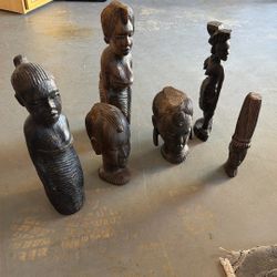 wood statue bundle  