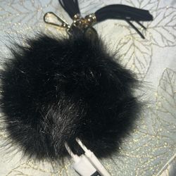 Pom Pom Keychain Charger