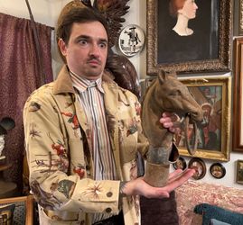 Antique Iron Horse Head