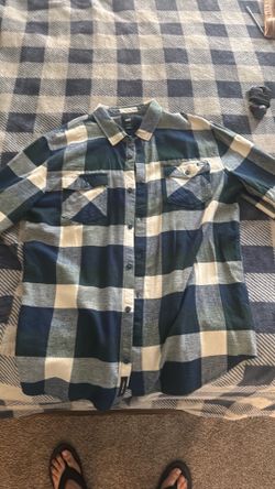 Vans xl flannel shirt