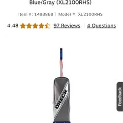 Oreck XL Vacuum 