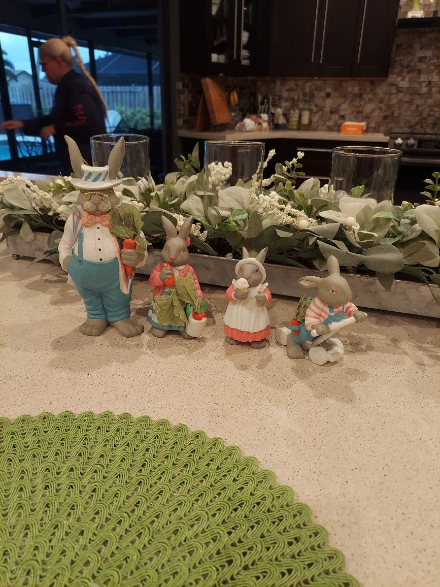 Department 56 Easter Bunny Figurines