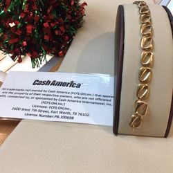 10kt Buckle Bracelet 