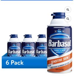 Barbasol sensitive skin 10 pack