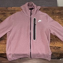 Nike Tech Fleece Hoodie Red Wine Purple