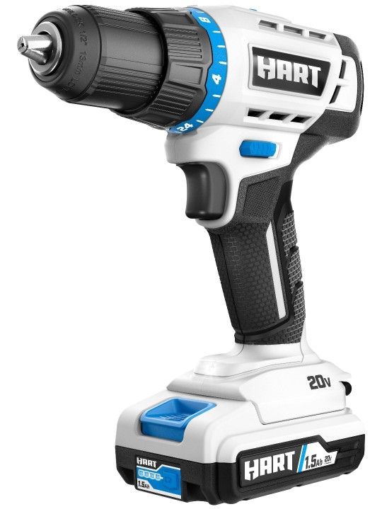 NEW FACTORY SEALED HART 20-Volt 1/2-inch Cordless Drill/Driver Kit