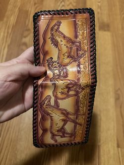 Genuine Leather Mens Horse Wallet