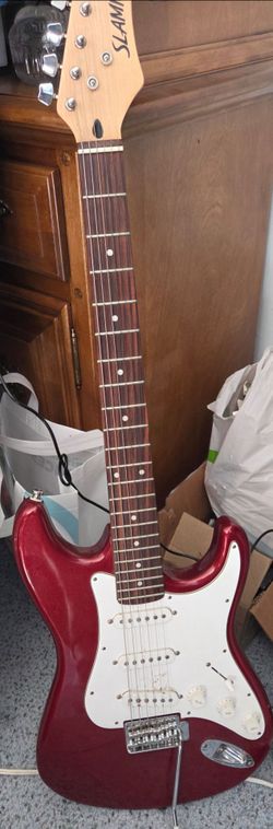 Red Slammer electric guitar