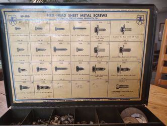 Vintage 1949  Bowman Automotive  Hex  Screw Case