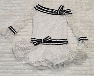 🤍🖤 Weissman Black & White Lace Dance Competition Costume — Size LC