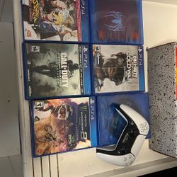 6 Playstation Games And A Ps5 Controller