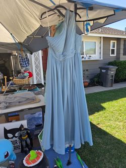 Light Blue Formal Maxi Dress