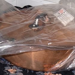 Mauviel Copper Sauté Pan With lid 28cm — Marked Made in France, Original Label